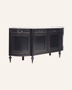 French Louis XVI–Style Marble-Top Sideboard