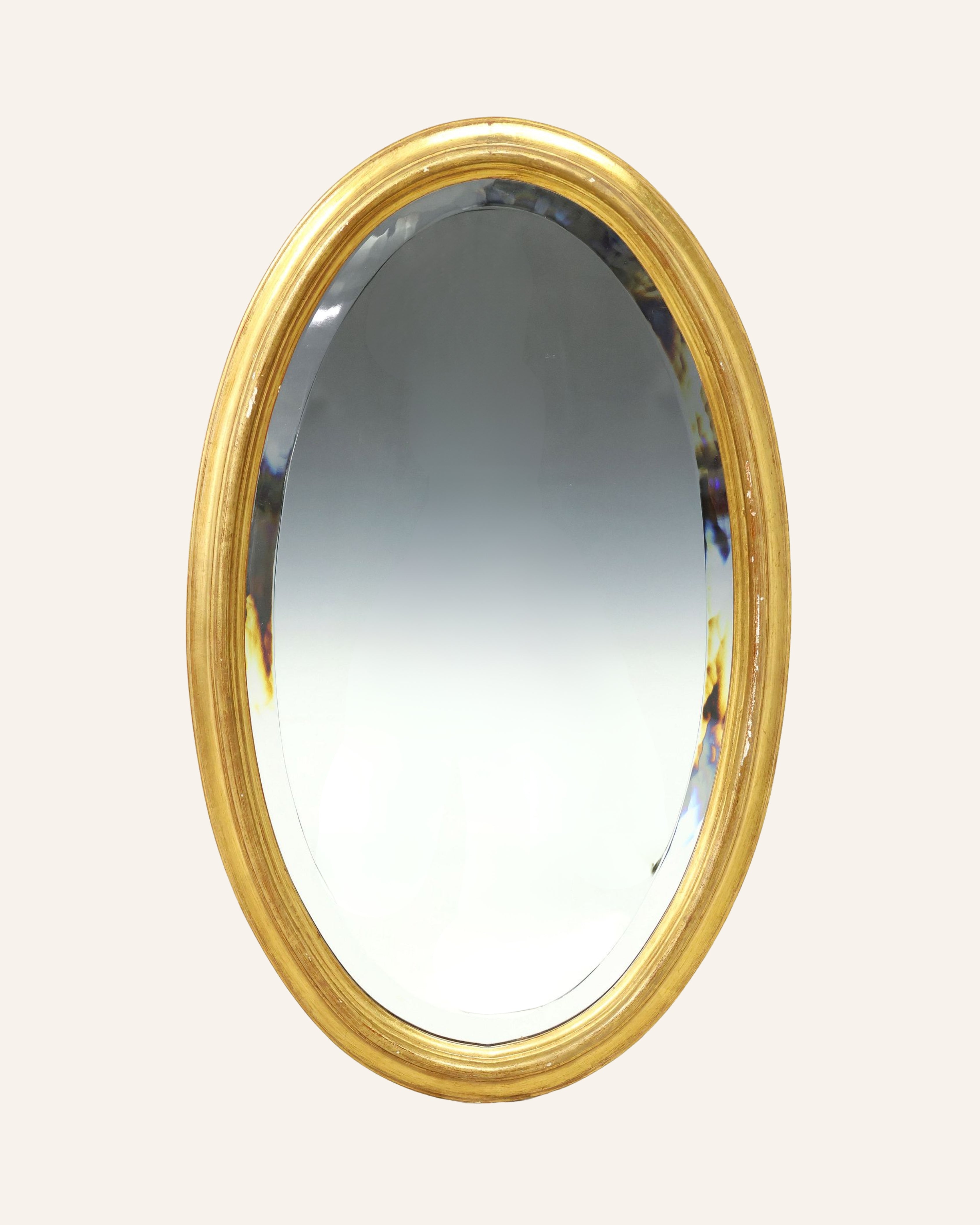 Vintage Giltwood Oval Mirror