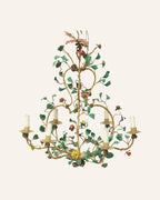 Italian Rose Garden Chandelier
