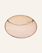 English Ebonized Oval Wall Mirror
