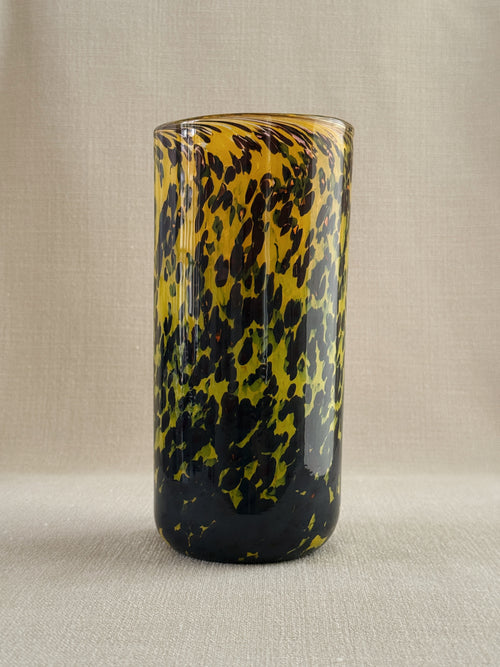 Hand-Blown Glass Vase — Tortoise