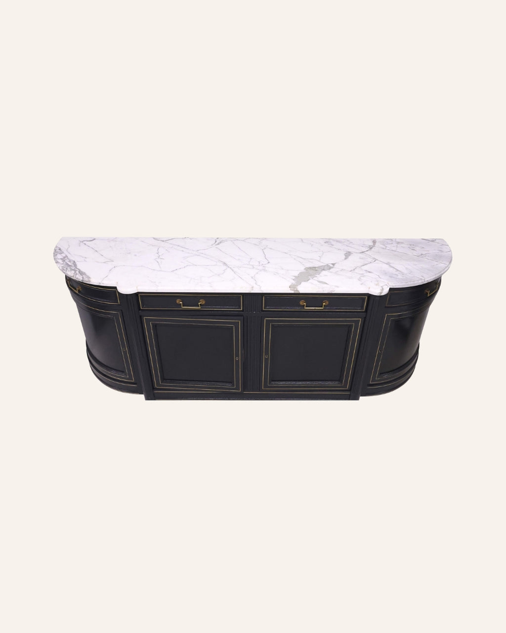 French Louis XVI–Style Marble-Top Sideboard