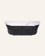 French Louis XVI–Style Marble-Top Sideboard