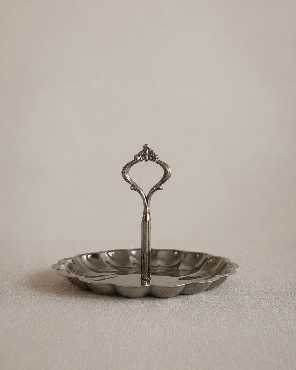 Vintage Silverplated Ring Holder Tray