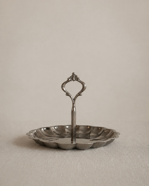 Vintage Silverplated Ring Holder Tray