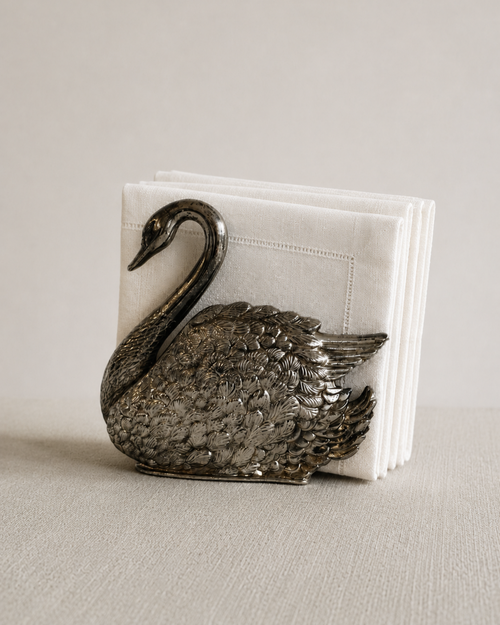 Vintage Italian Swan Napkin Holder by Godinger