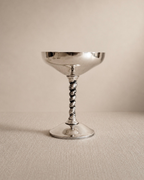 Vintage Spanish Silver-Plated Coupes, Set of Four