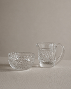 Vintage Waterford Crystal Colleen Dessert Bowl & Creamer Set
