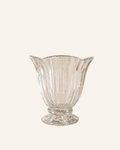 Vintage French Crystal Urn Vase by P.S.