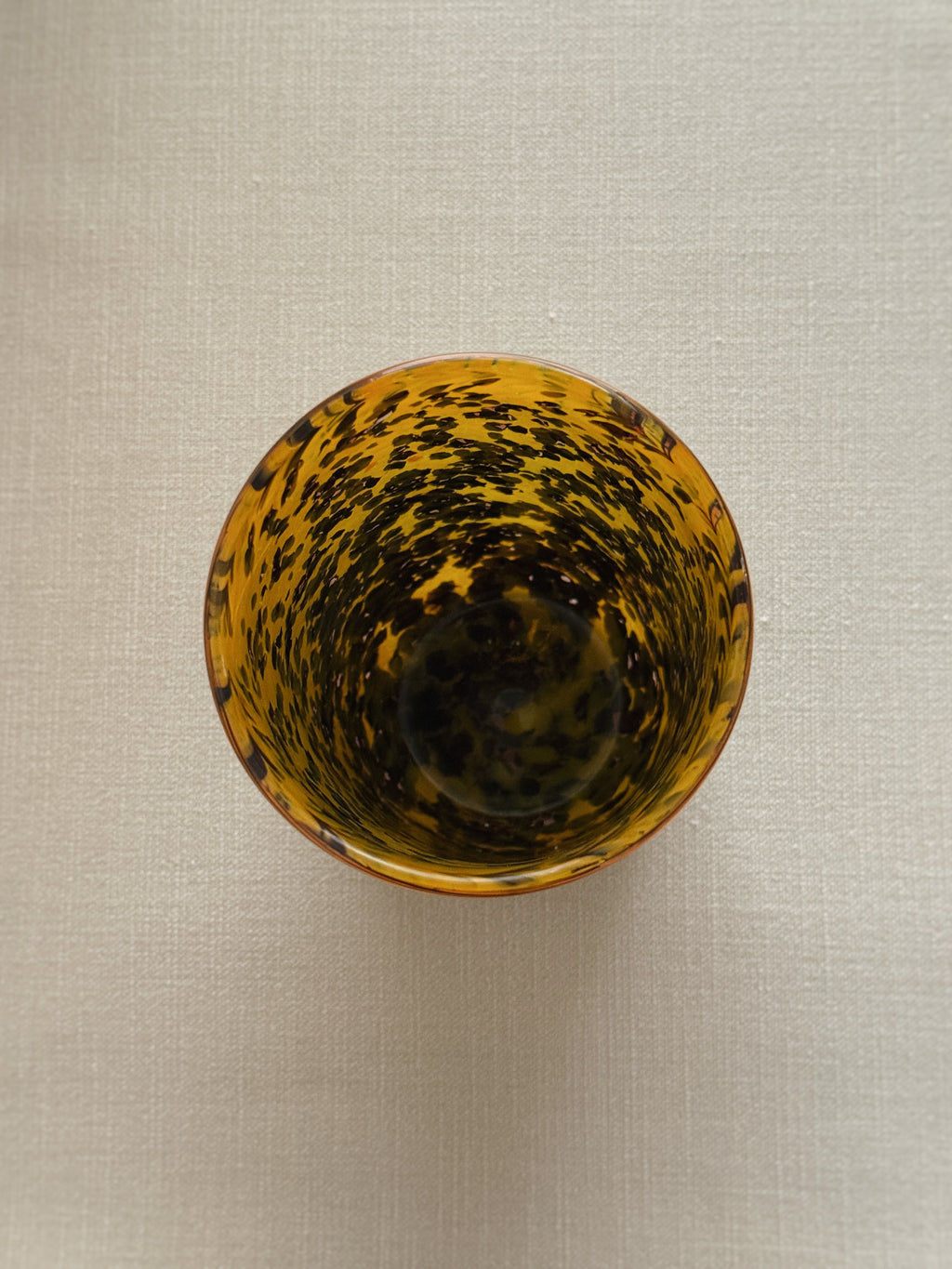 Hand-Blown Glass Vase — Tortoise