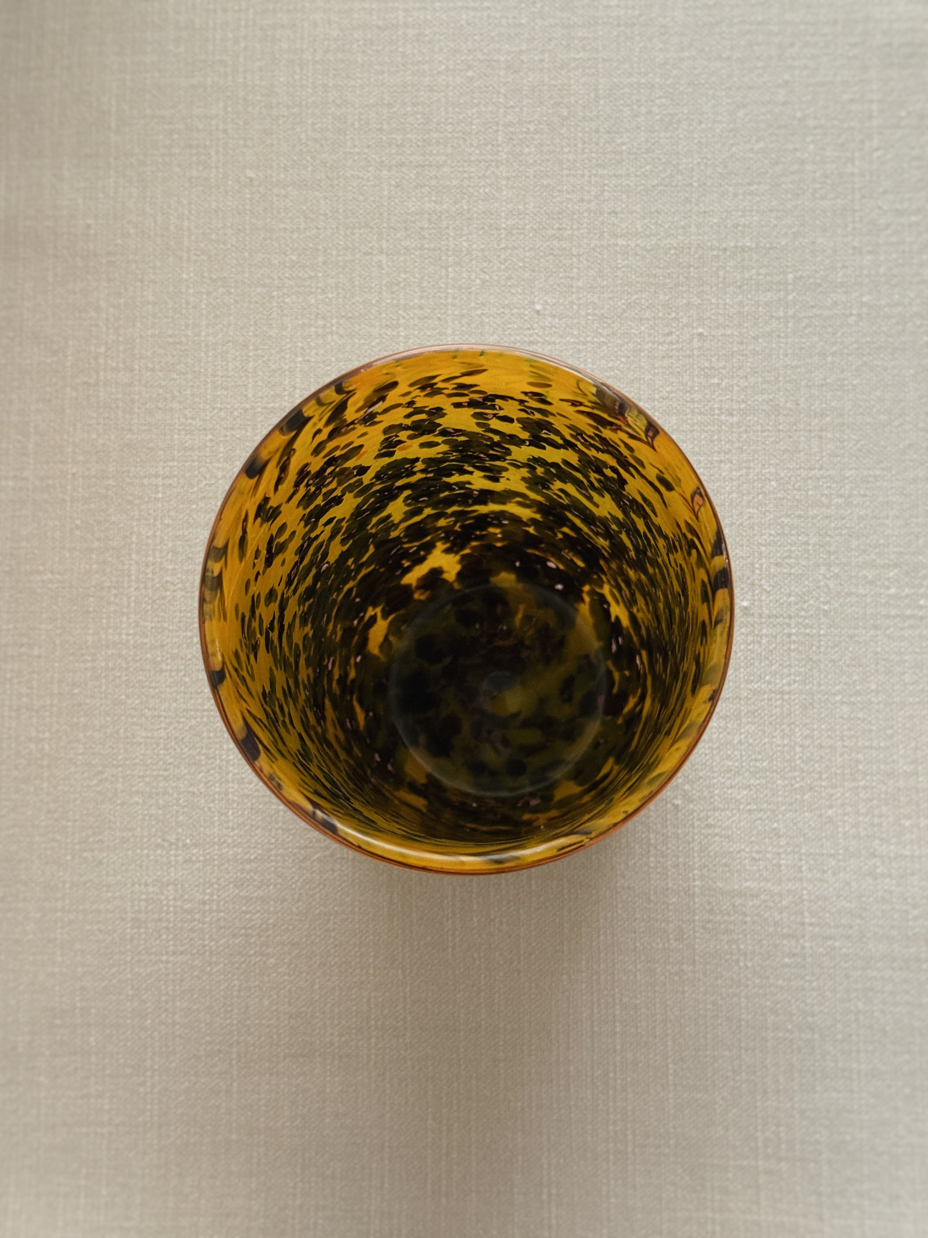 Hand-Blown Glass Vase — Tortoise