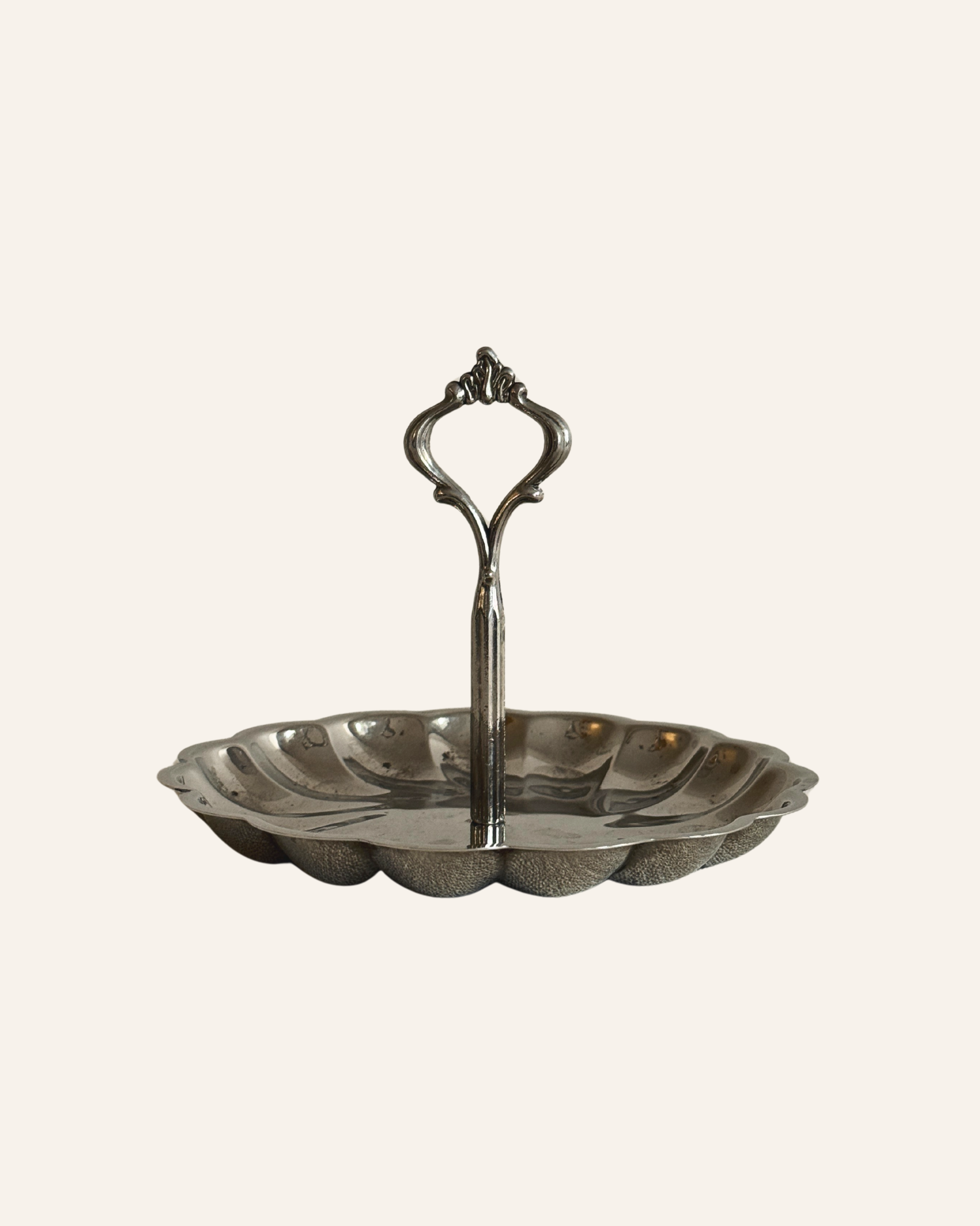 Vintage Silverplated Ring Holder Tray