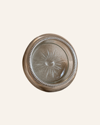 Vintage Watson Sterling Silver & Crystal Coasters (Set of 4)