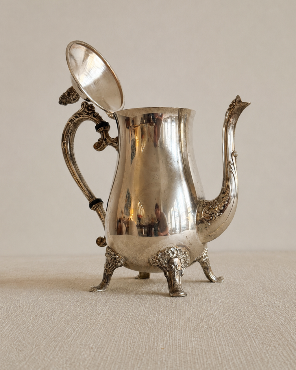 Vintage Silverplate Coffee & Tea Pot