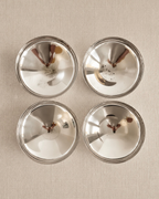 Vintage Spanish Silver-Plated Coupes, Set of Four