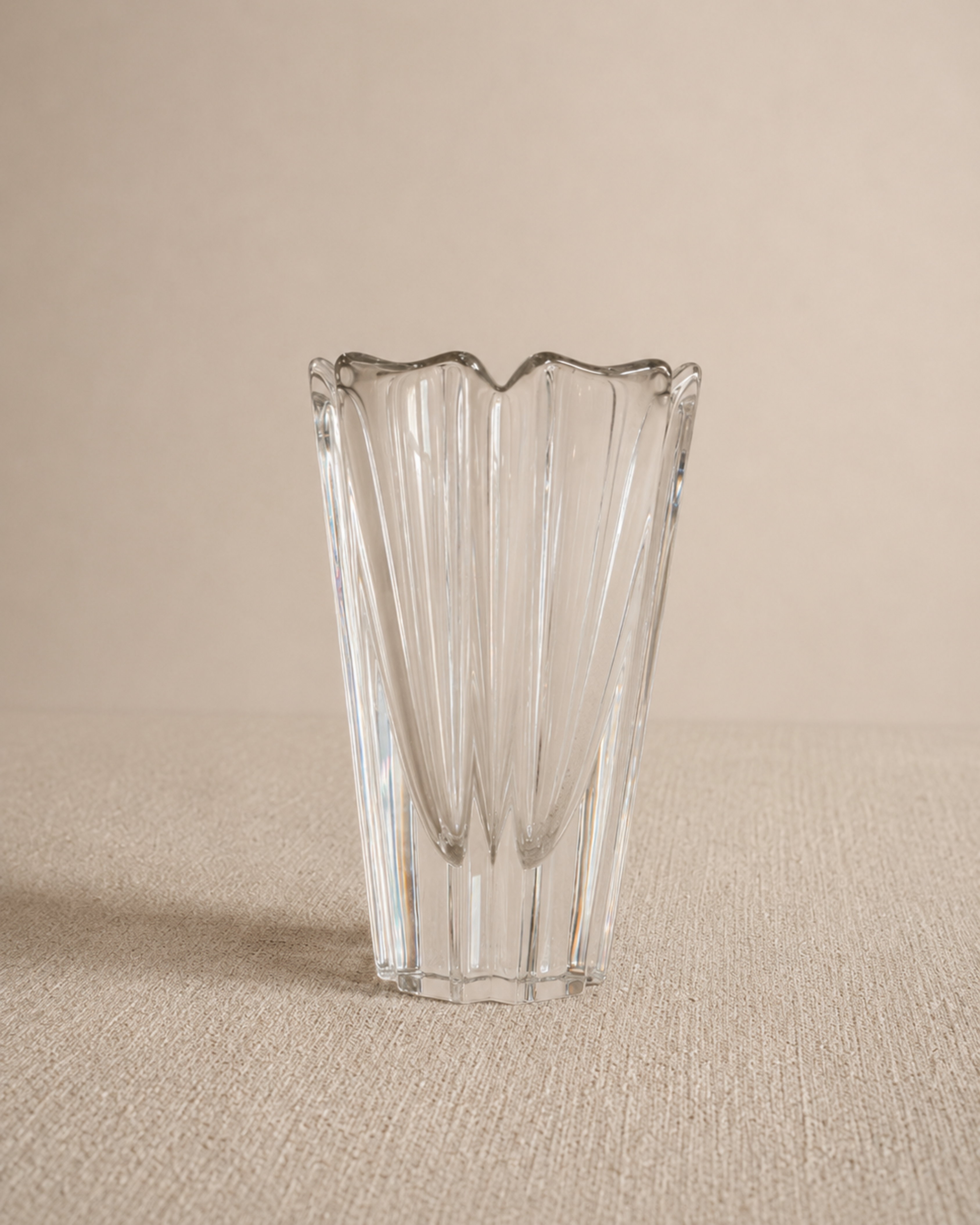Vintage Orrefors Crystal Vase