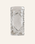 Large Vintage Cut Crystal Floral Vase