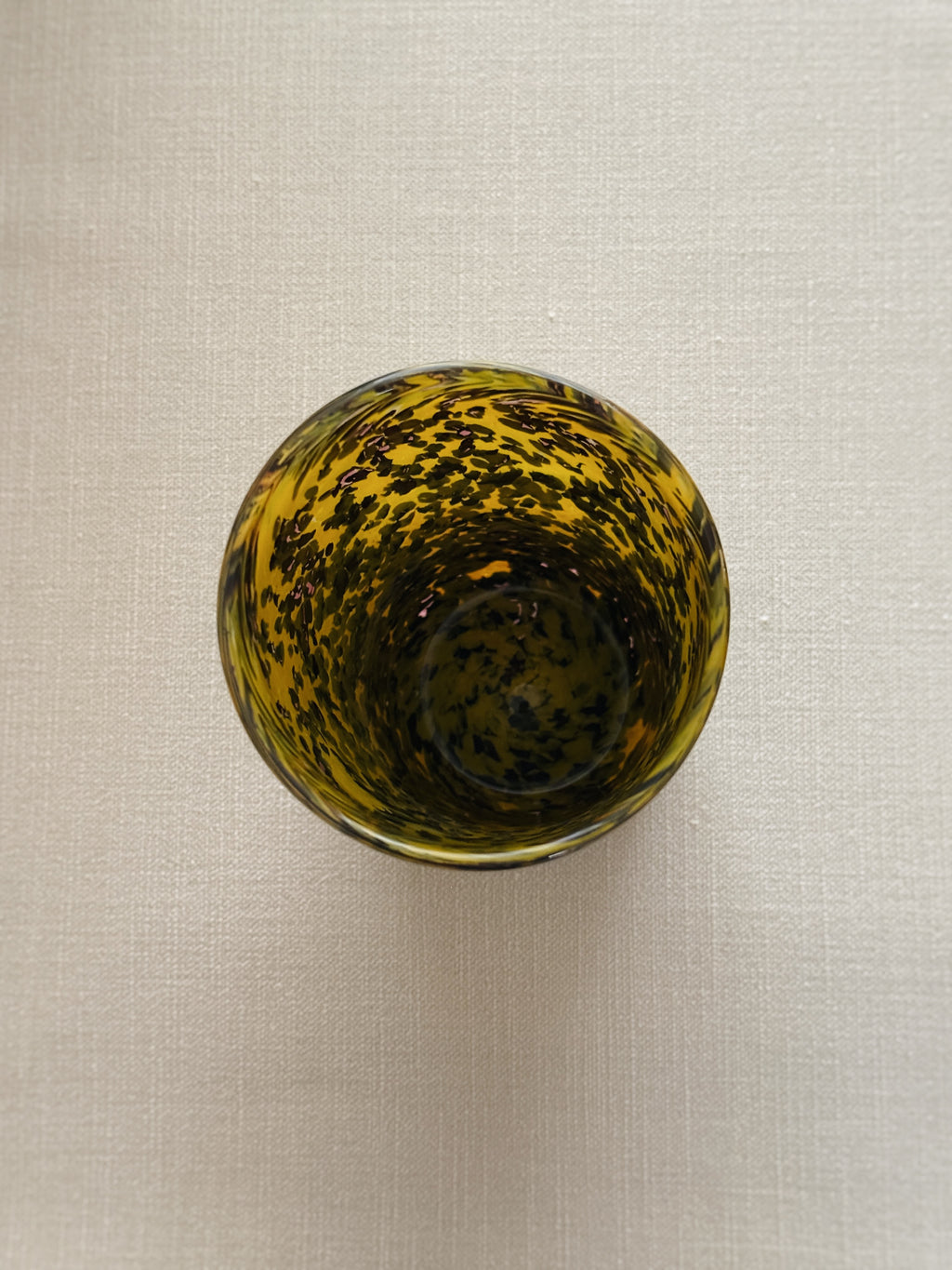 Hand-Blown Glass Vase — Tortoise