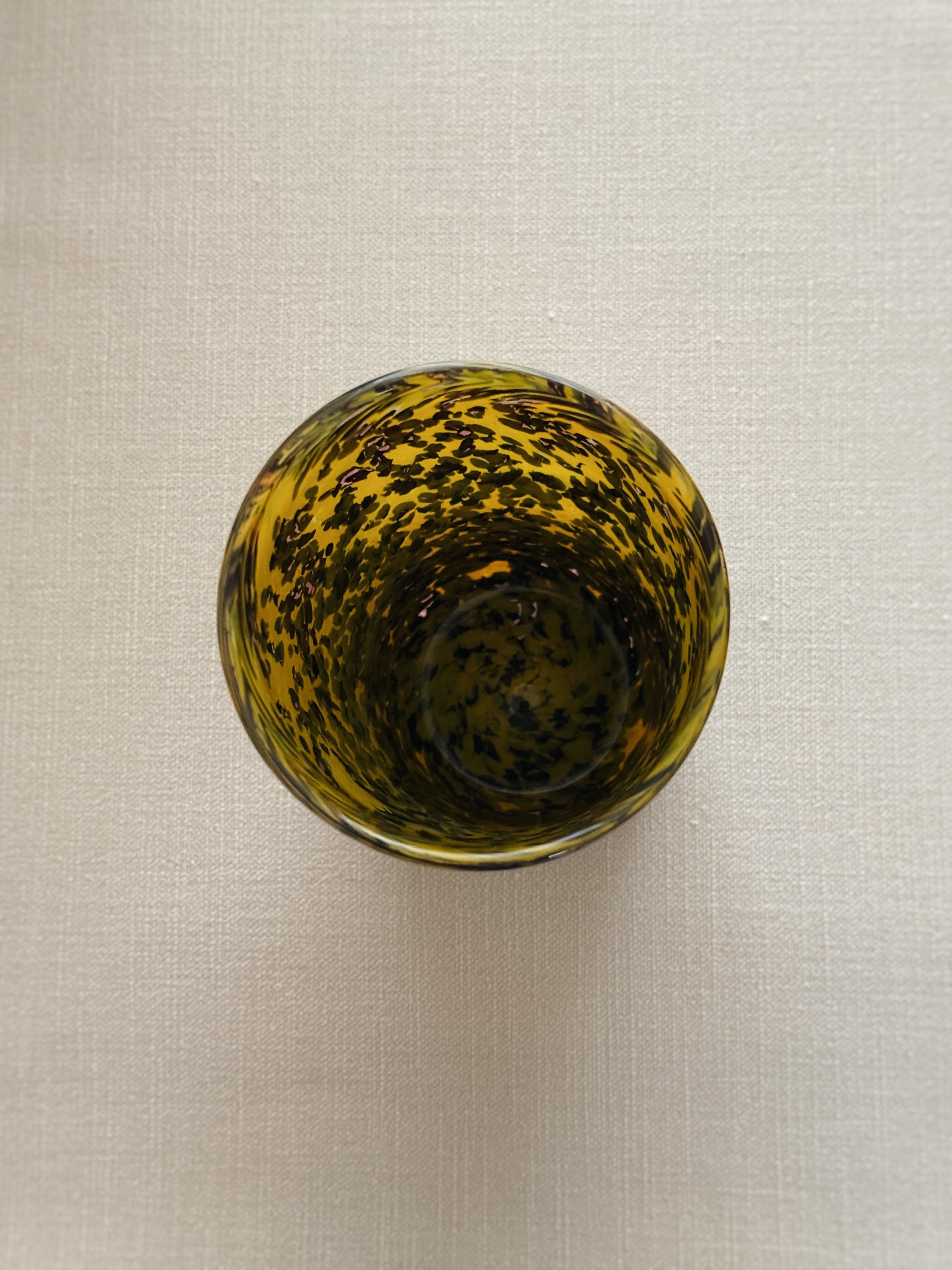 Hand-Blown Glass Vase — Tortoise
