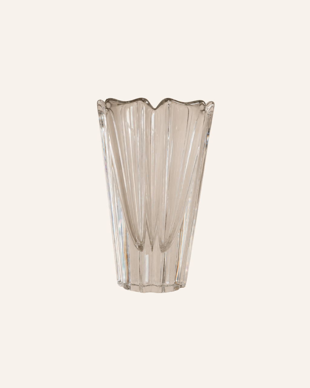Vintage Orrefors Crystal Vase