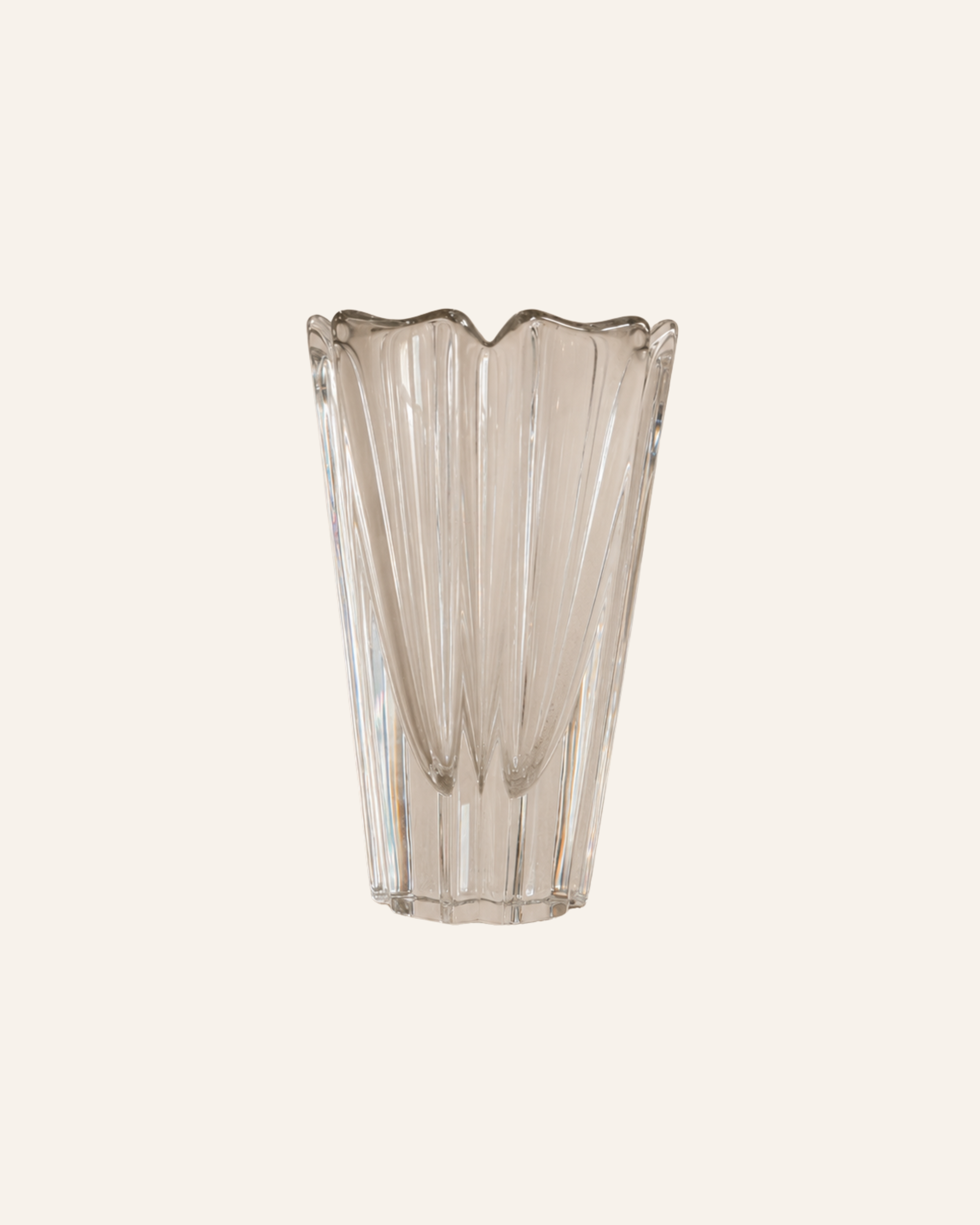 Vintage Orrefors Crystal Vase