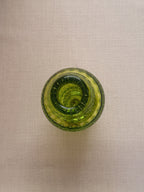 Hand-Blown Bubble Vase — Olive