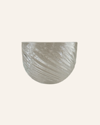 Hand-Blown "Feather" Bowl — Clear